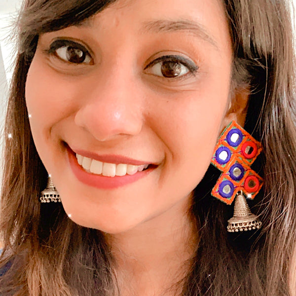 Handmade Fusion Aztec Earrings