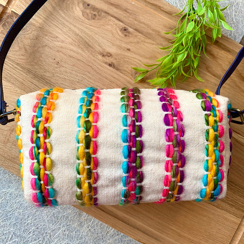 Handwoven Multicolour Sling Bag