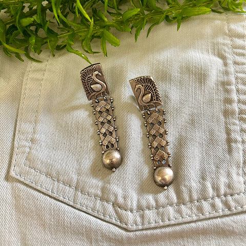 Peacock Trail Earrings