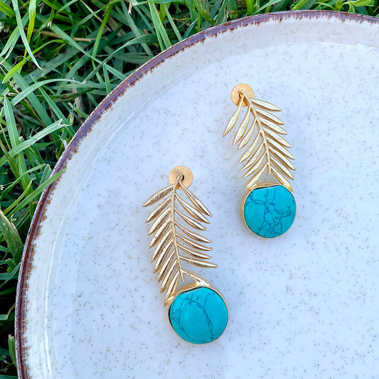 Fern Stone Earrings