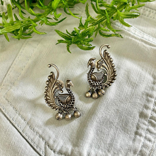 Statement Peacock Studs