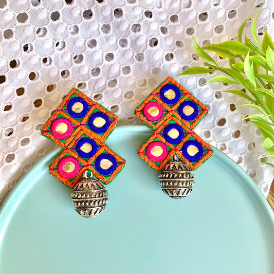 Handmade Fusion Aztec Earrings