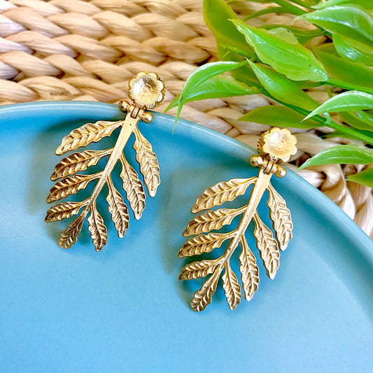 Cut Leaf Earrings