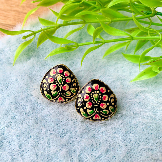 Hand Painted Stud Earrings