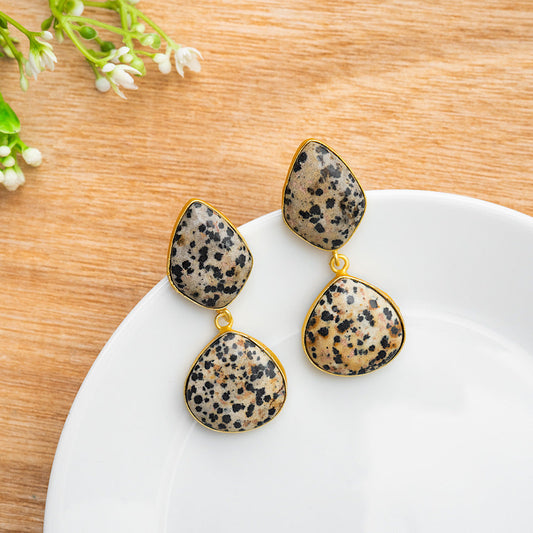 Drop Stone Earrings